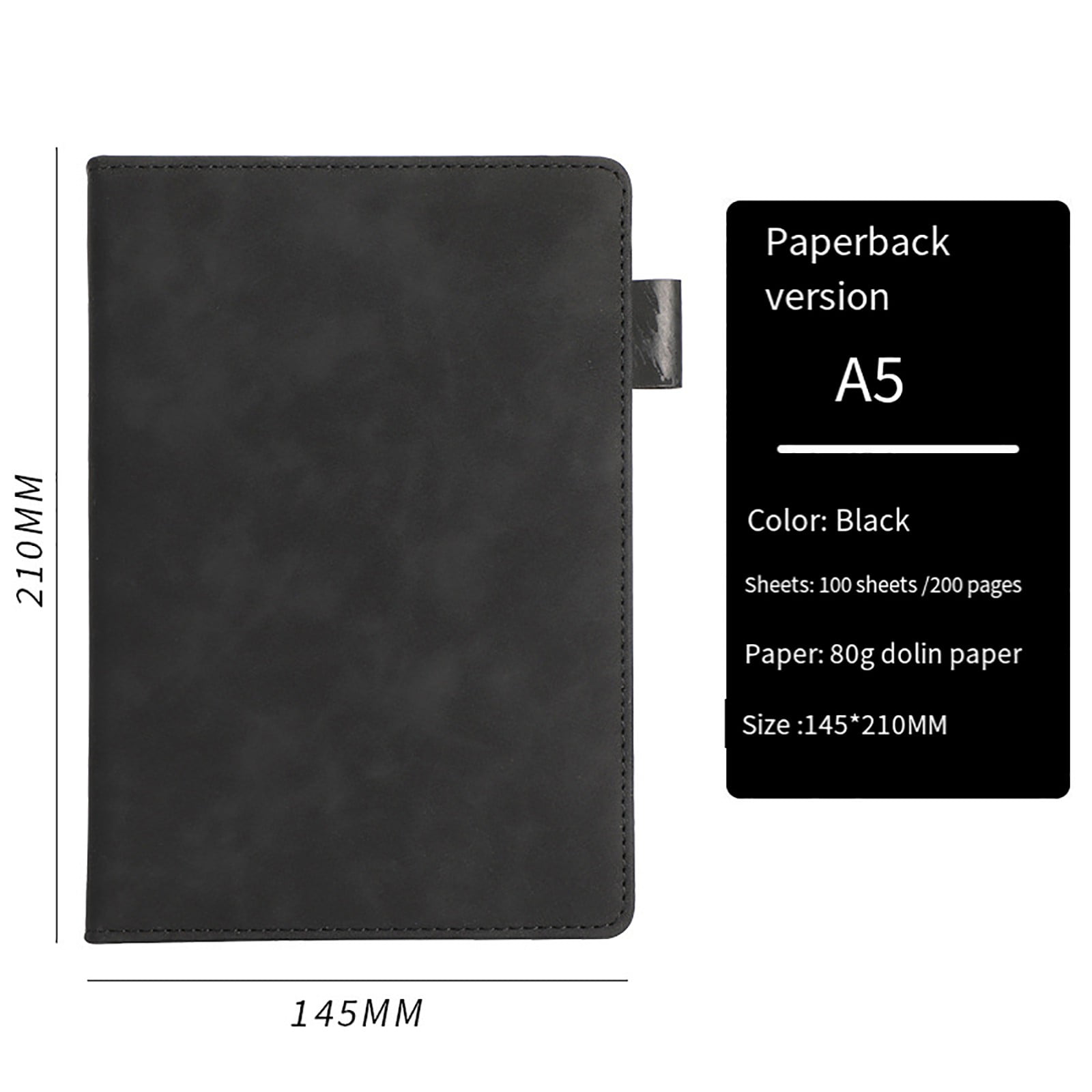 Hot Sell!Sketchbook,Notepad,Blank Journal Notebook A5:200 Or 360 Pages Thick Sketch Book for Women Men Hardcover Leather Unlined Journaling for Work,Study Supplies,Classroom Must Haves