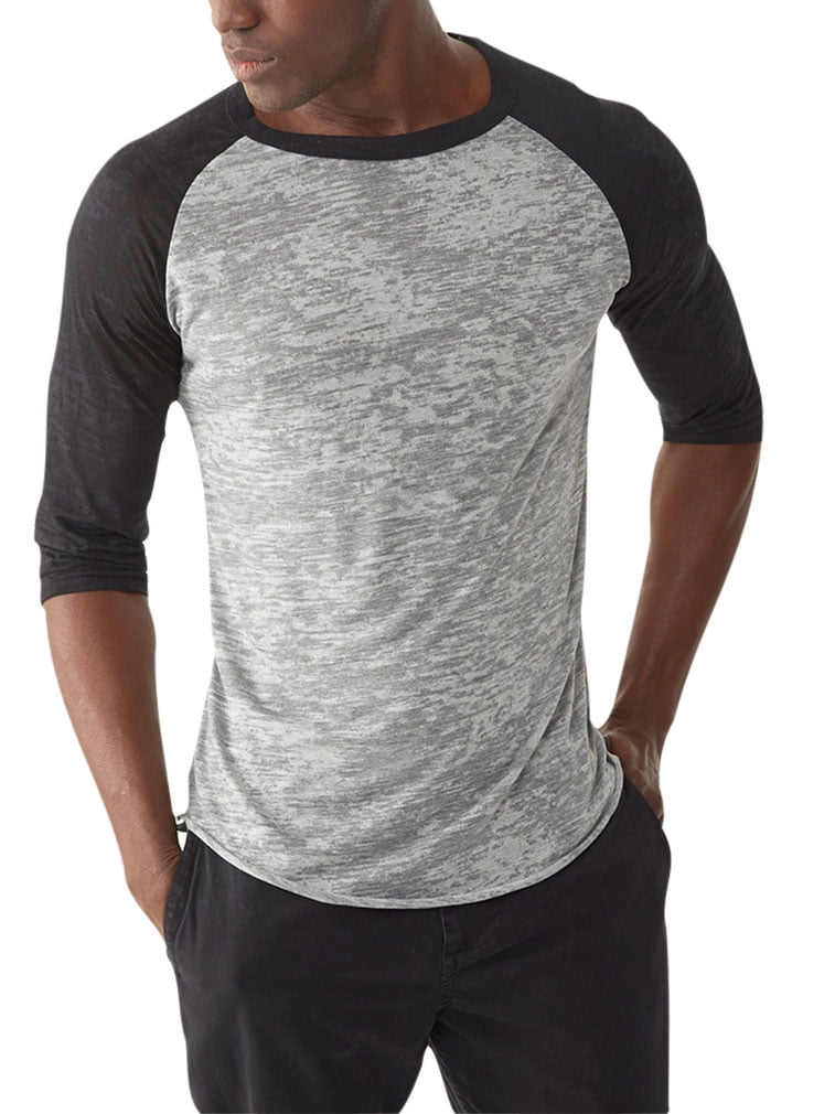 T-Shirt, Grey Heather/Black 