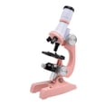 thumbnail image 1 of koolsoo Microscope Monoculaire avec Ensemble de Lames de Microscope Microscopes Biologiques pour la Maison Rose, 1 of 8
