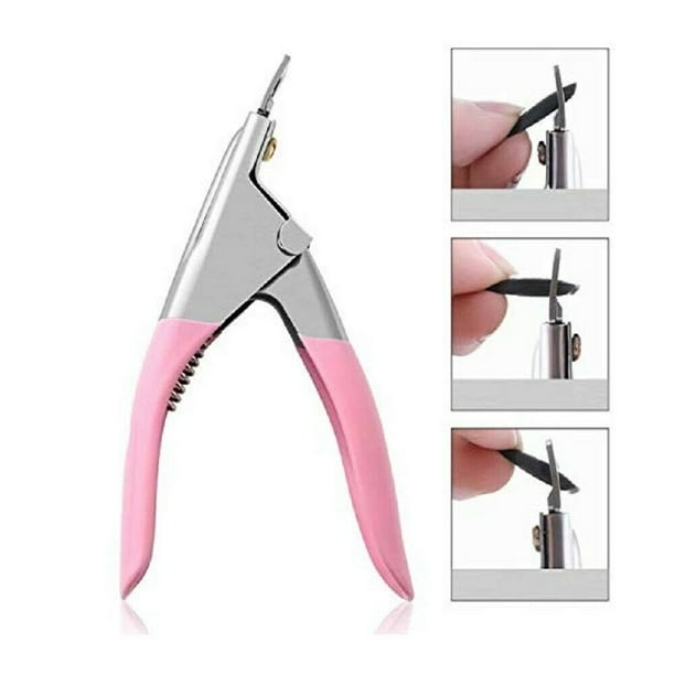 Manicure Tips Cutter Acrylic Nail Scissors False Nail Clipper U Edge Nail Art Us Walmart Com