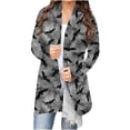thumbnail image 1 of Camiseta de manga larga para mujer, cárdigan de otoño, cárdigan suelto, camisa estampada, cárdigan, Top, cárdigan de Halloween, camisa Fridja  hkj2589, 1 of 5