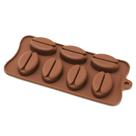 

Linyer 7 Cavities Ice Cube Mold Coffee Bean Silicone Chocolate Candy Pastry Tray DIY Making Household Bar Baking Mould Bakeware