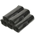 thumbnail image 1 of EeaseMX 100 bolsas de basura gruesas desechables de plástico biodegradables, ideales para el hogar, el baño y la cocina (negras)., 1 of 7