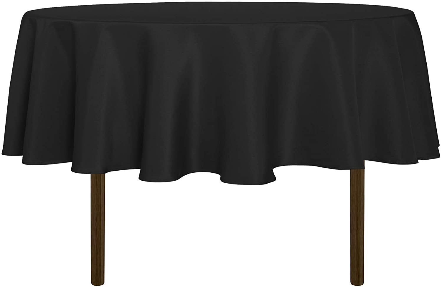 Round Tablecloth 60 Inch Water Resistant Spill Proof Washable