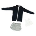 thumbnail image 4 of Ropa de muñecas femeninas a escala 1/6, ropa de figura femenina, ropa de muñeca, Negro perfke Traje de muñeca femenina, 4 of 7