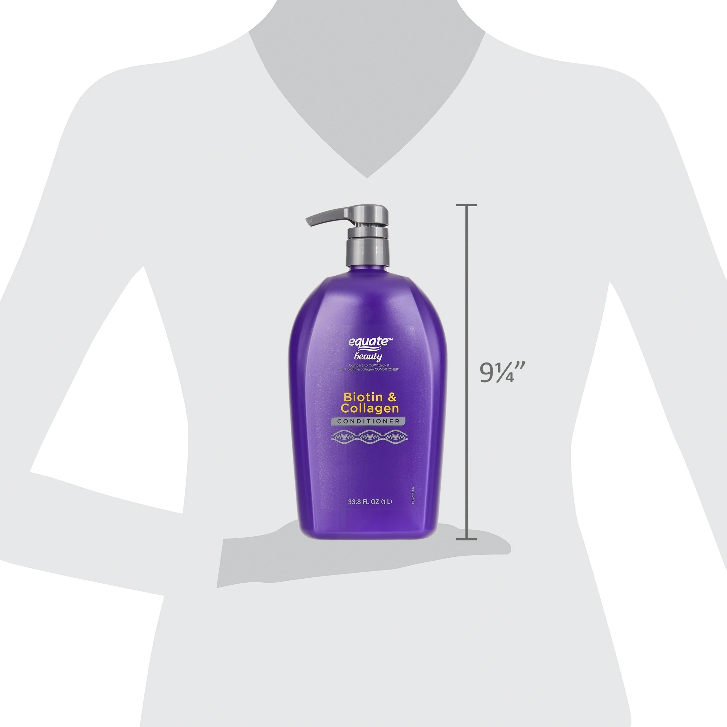 (6 pack) Equate Biotin & Collagen Conditioner for Hair Care, 33.8 fl oz, Compare to OGX® Thick & Full + Biotin & Collagen Conditioner