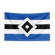 thumbnail image 5 of Bandera de Hamburger SV de 3 x 5 pulgadas, poliéster, estampado, deporte de carreras, pancarta para decoración, 5 of 5
