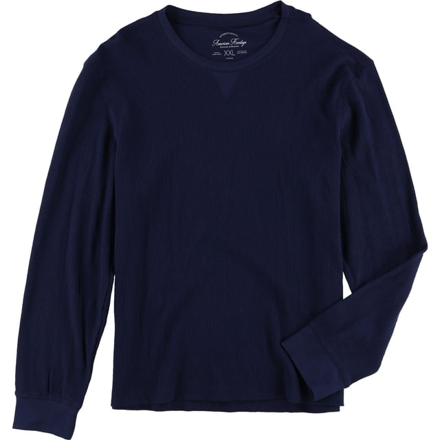 Camiseta Básica de Tejido Gofrado American Heritage para Hombre, Azul, Pequeña