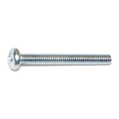 

#8-32 x 1-1/2 Zinc Phillips Pan Head Machine Screws MSCPS-154 (80 pcs.)