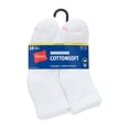 thumbnail image 2 of Hanes Womens CottonSoft Ankle Socks, 10-Pack, Size 4-10, 2 of 9