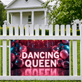 thumbnail image 4 of LUUFILx Dancing Queen Banner Sparkle Disco Festive Background Birthday Party Supplies Glamorous Backdrop Celebration Decorations Event Props Decors, 4 of 7