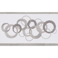 thumbnail image 4 of Authentic Hotel and Spa  Turkish Cotton Circles Embroidered Light Grey 4-piece Towel Set, 4 of 5