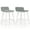 White, variant on Topbuy Counter Height Stools Set of 2 24 Inch Low-Back High-Top Chairs w/ Padded Seat & Backrest White