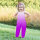 thumbnail image 2 of Odeerbi 1-6 Años Niñas Traje de Verano Gradiente Camisola Romper Casual Respirable Comfortable Overalls Correa Bib Pantalones En General Traje de Juego, 2 of 6