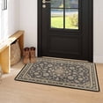 thumbnail image 6 of Washable Vintage Kitchen Mat 31"x20" Non Slip Soft Plush Low Profile Kitchen Rug, Distressed Medallion Oriental Style Sink Mat for Laundry Room Bedroom Office, 6 of 6