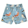 thumbnail image 2 of joogoo Boys Swim Trunks Floral and Birds Beach Board Shorts Drawstring Swimsuit 4T, 2 of 6