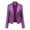 Purple, variant on Wyzesi Fall Coats For Women Trendy Sweater Women Ladies Lapel Motor Jacket Coat Zip Short Punk Cropped Tops Corduroy Jacket Winter Jackets For Dogs Large