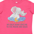 thumbnail image 4 of Inktastic I Love My Great Nana Elephant Family Boys or Girls Toddler T-Shirt, 4 of 5