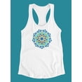 thumbnail image 3 of Embroidered Mandala Design Tank Women -Image by Shutterstock, Female Large, 3 of 4