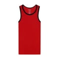 thumbnail image 4 of Buyless Fashion Boys Scoop Neck Tagless Undershirts Soft Cotton Tank Top (6 Pack) 1-2, 4 of 7