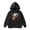 Black, variant on Girls Long Sleeve Cow Print Hooded Sweatshirt Soft Casual Pullover For Kids Girls and Toddlers' Pullover Hoodie Sweatshirt