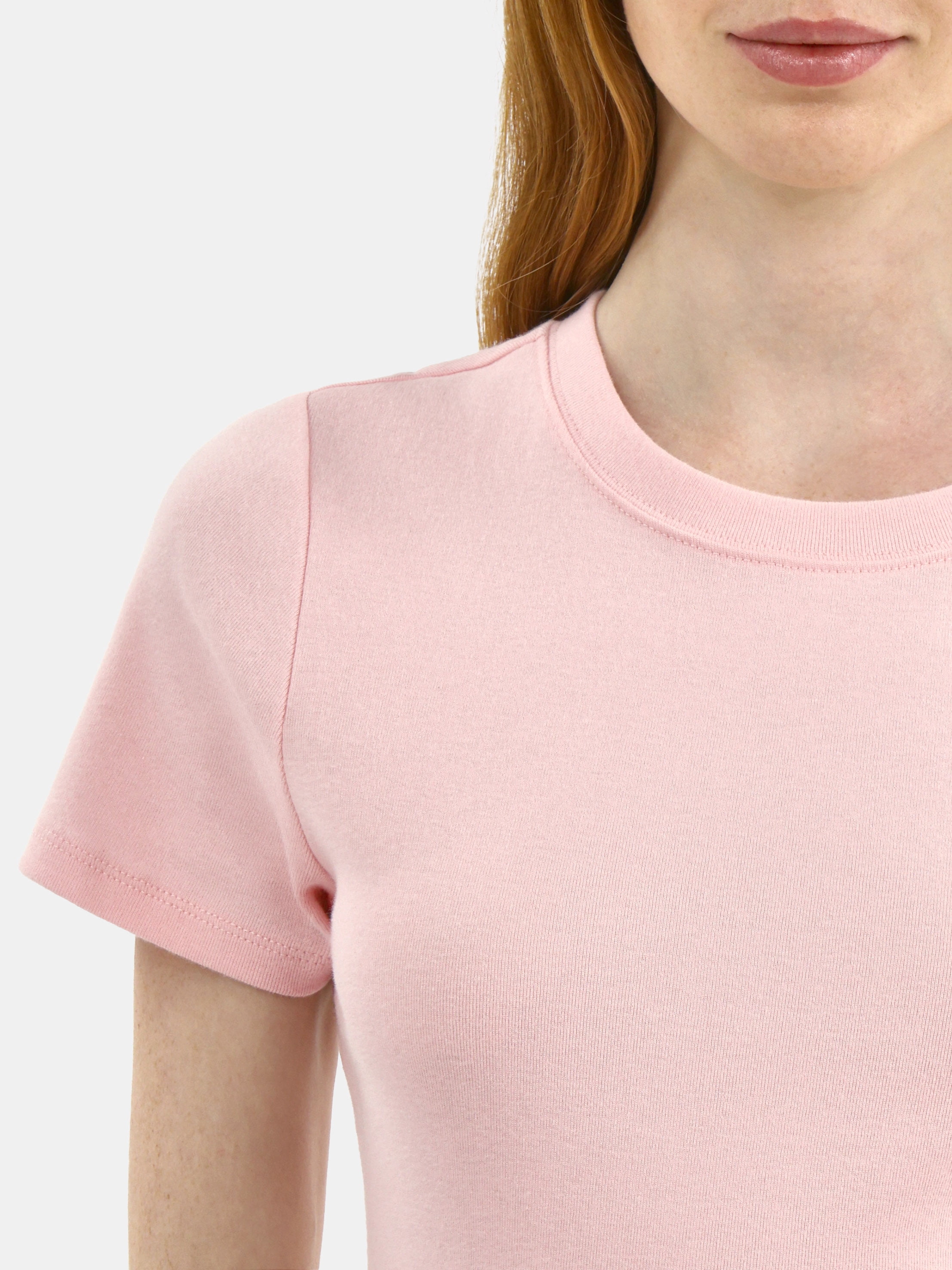 No Boundaries Cotton Crew Cropped Tee, Women's