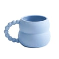 thumbnail image 1 of Yuarrent Taza de cerámica Café Té Tazas creativas Pareja de colores Taza de regalo Restaurante Cocina Decoración Tazas de té Beber Juegos de servir café y té Azul Yuarrent HA081767-01, 1 of 6