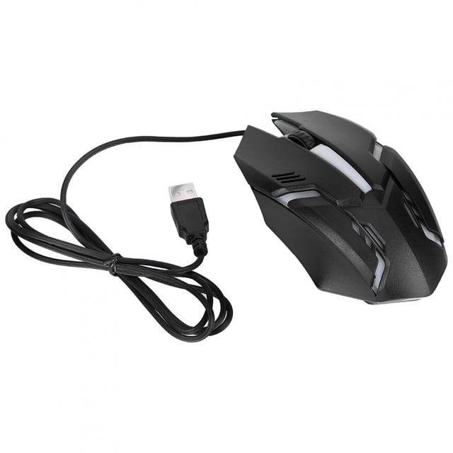 Ergonomic Backlit Gaming Mouse, Wired Computer Mouse, 1600DPI For PC Laptop For WindowsXP/Vista/7/8/10