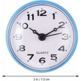 thumbnail image 2 of Indoor Outdoor Waterproof Wall Clock, 1PCBattery Operated Quality Quartz Round Clock for Outdoors/ Pool/ Patio/ Home- Blue, 2 of 5