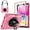 Pink, variant on JETech Case for iPad (A16) 11th/10th Generation (2025/2022) with Built-in Screen Protector, Protective Shockproof Rugged Tablet Cover, 360 Degree Rotating Hand Strap Stand (Black)