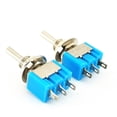 thumbnail image 1 of 15 Uds 6A/125VAC Mini interruptor de palanca, interruptor de palanca SPDT de 2 posiciones ON/OFF de 3 pines, interruptor basculante MTS102 TUNC Sencillez, 1 of 3