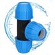 thumbnail image 2 of Accesorios de conexión de la instalación de tuberías de agua del conector en T del plástico 40m m del PE, 2 of 5