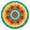 Rainbow Tie Dye, variant on Colorful Tie Dye Circle Swirl Pattern Round Fitted Tablecloth with Elastic Edge,Dining Table Cover Waterproof,Outdoor Round Tablecloth for Camping,Dining,Indoor and Outdoor