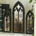 thumbnail image 7 of Zeiwohndc Rustics Arched Window Frame Hanging Window Pane Wall Decors Home Decorations, 7 of 7