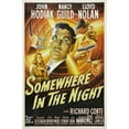 thumbnail image 1 of Somewhere In The Night Movie Poster 16in x 24in 16x24 Multi-Color Square Adults Western Graphic, 1 of 3