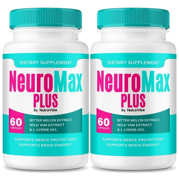 (2 Pack) Neuromax Plus – Daily Memory Support Formula with a Natural Blend to Help Maintain Clarity, Focus & Everyday Sharpness (120 Capsules)