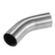 thumbnail image 1 of Codo de tubo de escape de acero inoxidable Unique Bargains 45 Grados 2 Pulgadas Plata, 1 of 7