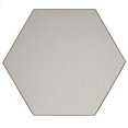 thumbnail image 2 of Furnish My Place Abstract Contemporary Geometrical View Square Pattern Modern Plush Two Tone High Low Pattern Rug, Home Decor Mat, Made in USA - Framed Brown, 3' Hexagon - Set of 20, 2 of 5