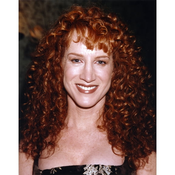 Kathy Griffin Smiling in Black Sleeveless Dress Photo Print (24 x 30)