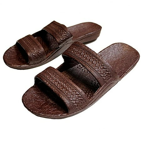 Brown Rubber Slide on Sandal Slippers Double Strap Dark Brown Hawaii Sandal (6) Brown Rubber Slide on Sandal Slippers Double Strap Dark Brown Hawaii Sandal (6)