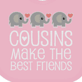 thumbnail image 4 of Inktastic Cousins Make the Best Friends Boys or Girls Baby Bib, 4 of 4