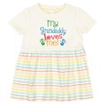 thumbnail image 3 of Inktastic My Grandaddy Loves Me Girls Baby Dress, 3 of 5