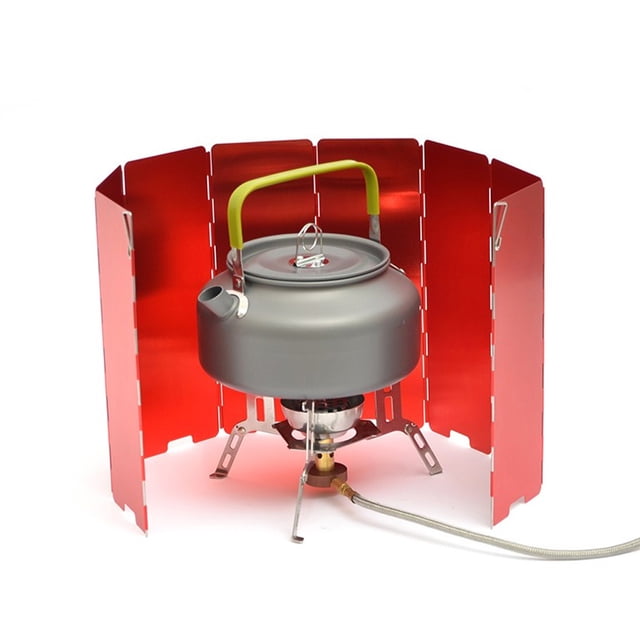 Parabrisas De Estufa, Parabrisas Para Acampar El Escudo De Viento De Aluminio Parabrisas De Aleación De Aluminio Para Estufa De Campamento, Para Accesorios Para Acampar Al Aire