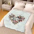 thumbnail image 3 of Custom Photo Collage Love Family Blanket, 3 of 9