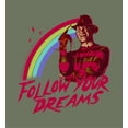 thumbnail image 6 of A Nightmare On Elm Street Follow Your Dreams Adult Olive Long Sleeve Hoodie-XXL, 6 of 7