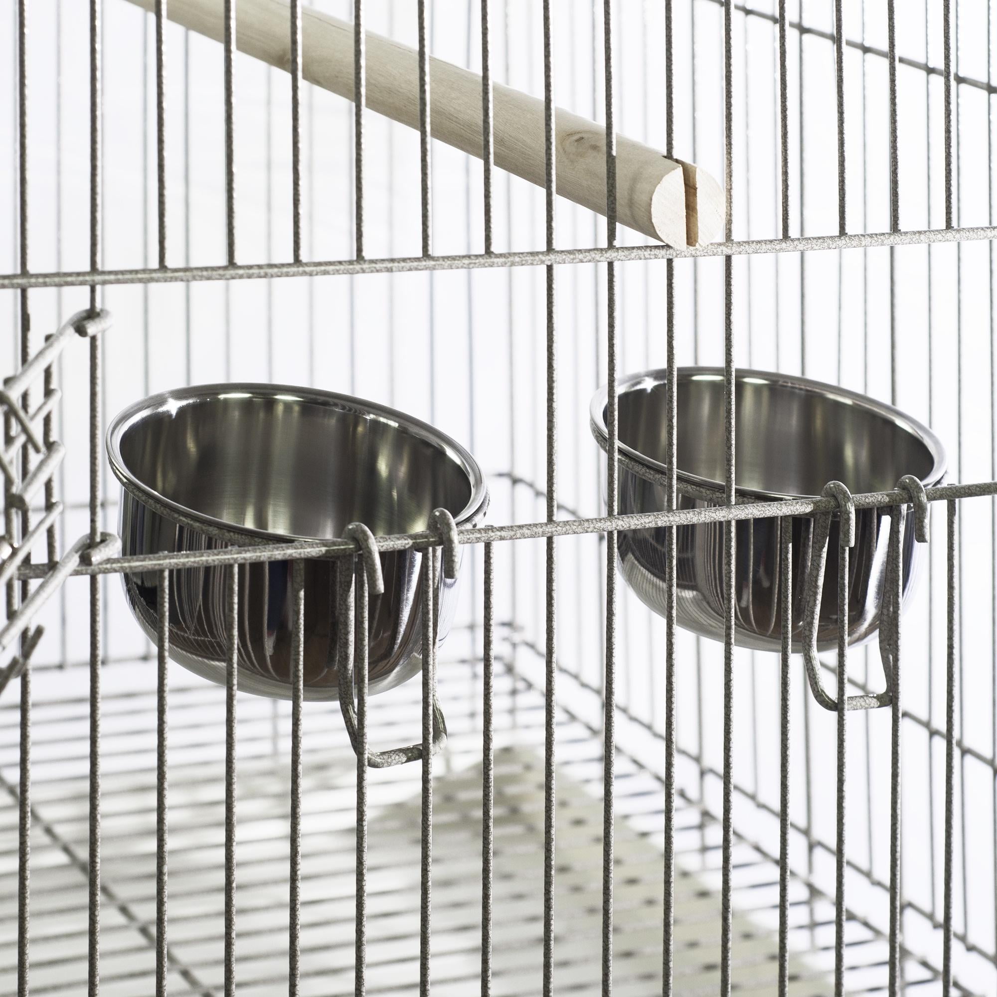 A&E Cage Co Dome Top Bird Cage - Platinum