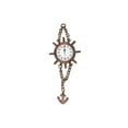 thumbnail image 1 of IH Casa Decor Wooden Ship Wheel Chain Clock With Anchor, 1 of 3