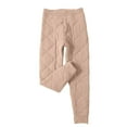 thumbnail image 7 of Coerni Boys Girls Thermal Puffer Pants Kids Thick Winter Warm Cotton Fleece Lined Slim Fit Underpants Fall Inner Clothes Trousers, 7 of 7