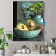 thumbnail image 4 of Qisvanset Framed Canvas Wall Art 12x16 Inch Avocado Fruit of The Spirit Kitchen Bible Art, 4 of 5