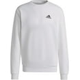 thumbnail image 4 of Men's adidas Feel Cozy Fleece Sweatshirt Color: White Black Size: XXL, 4 of 5